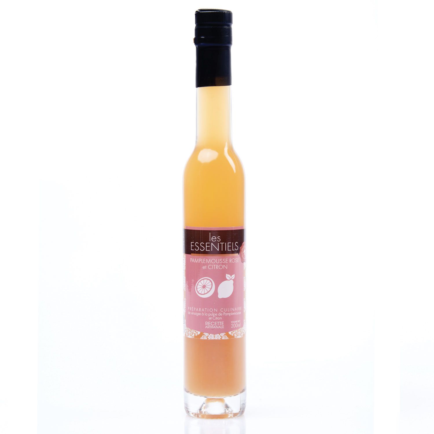 Vinaigre culinaire au pamplemousse et citron