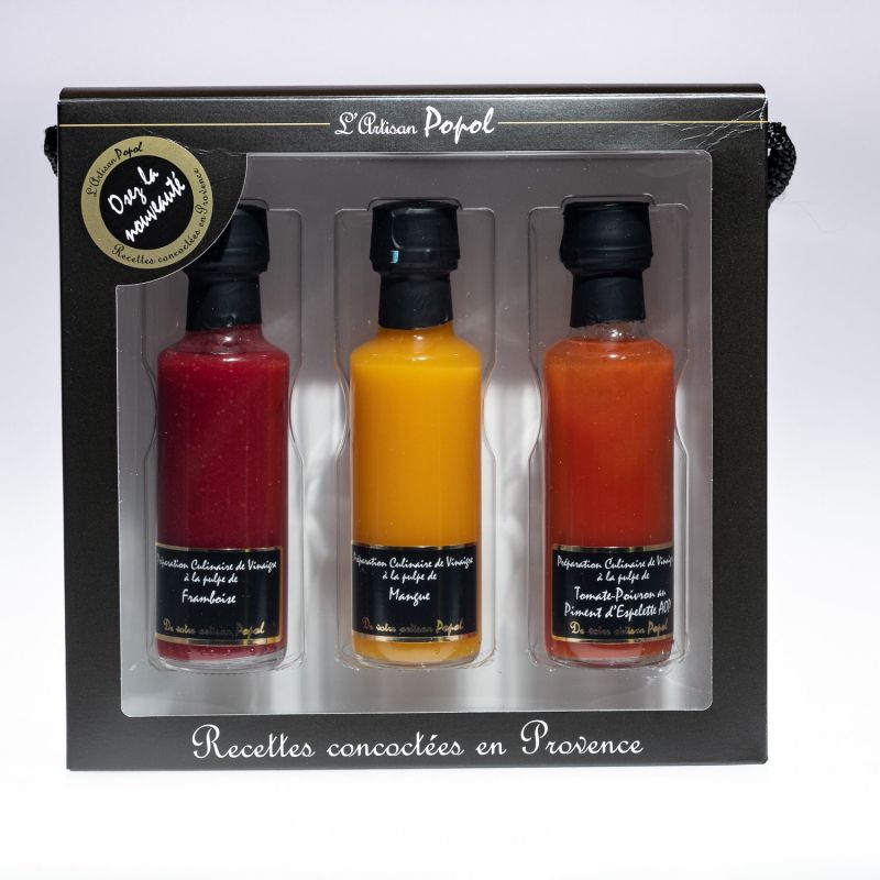 Coffret 3 vinaigres