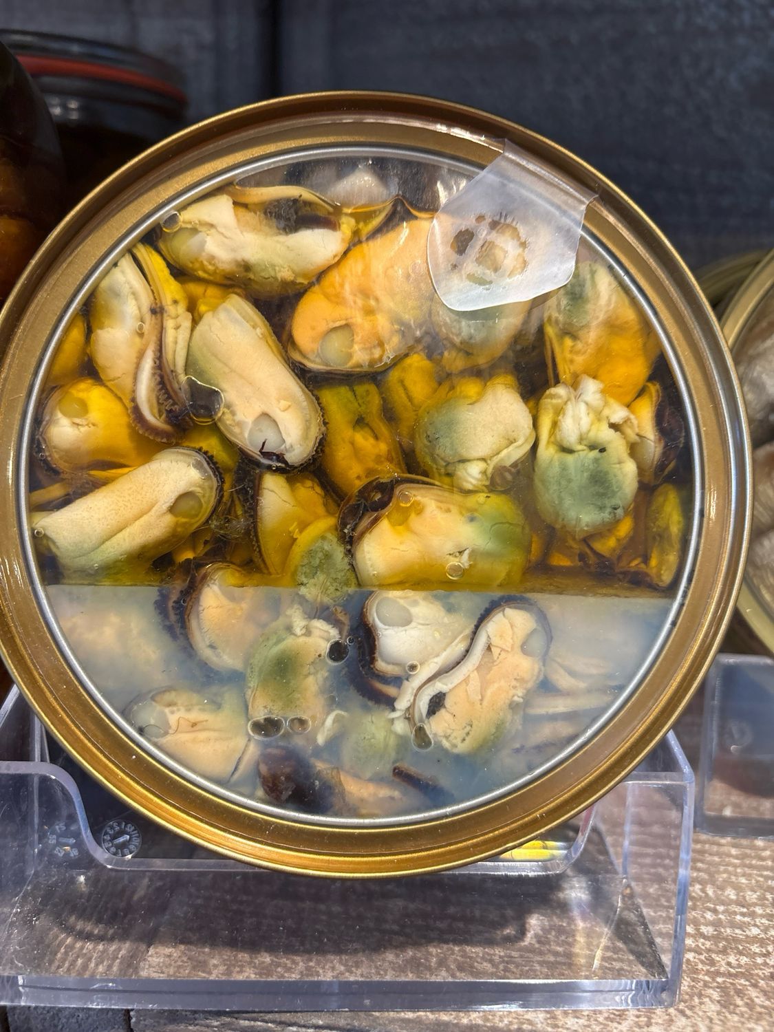 Moules à l’huile de colza