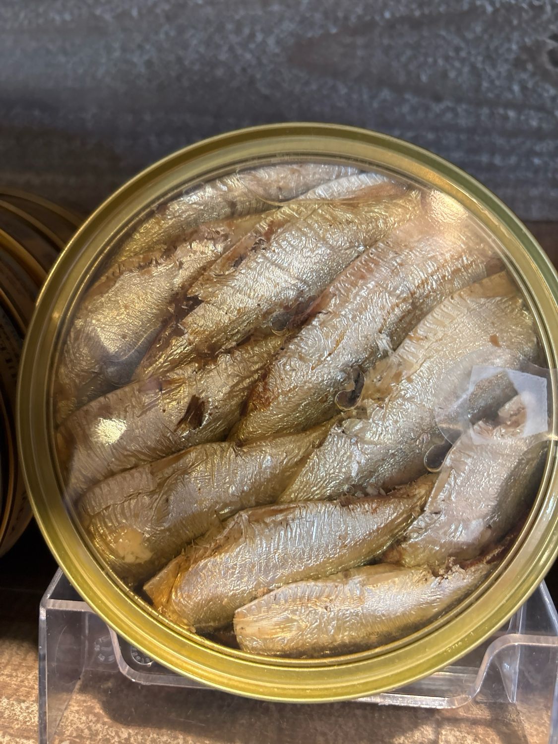 Petites sardines à l’huile d’olive