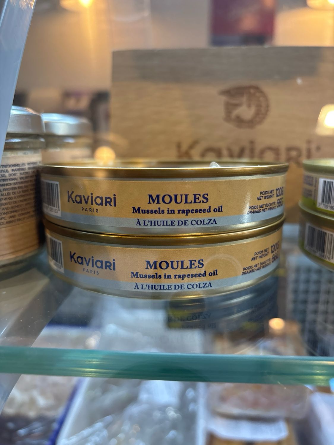 Moules à l’huile de colza