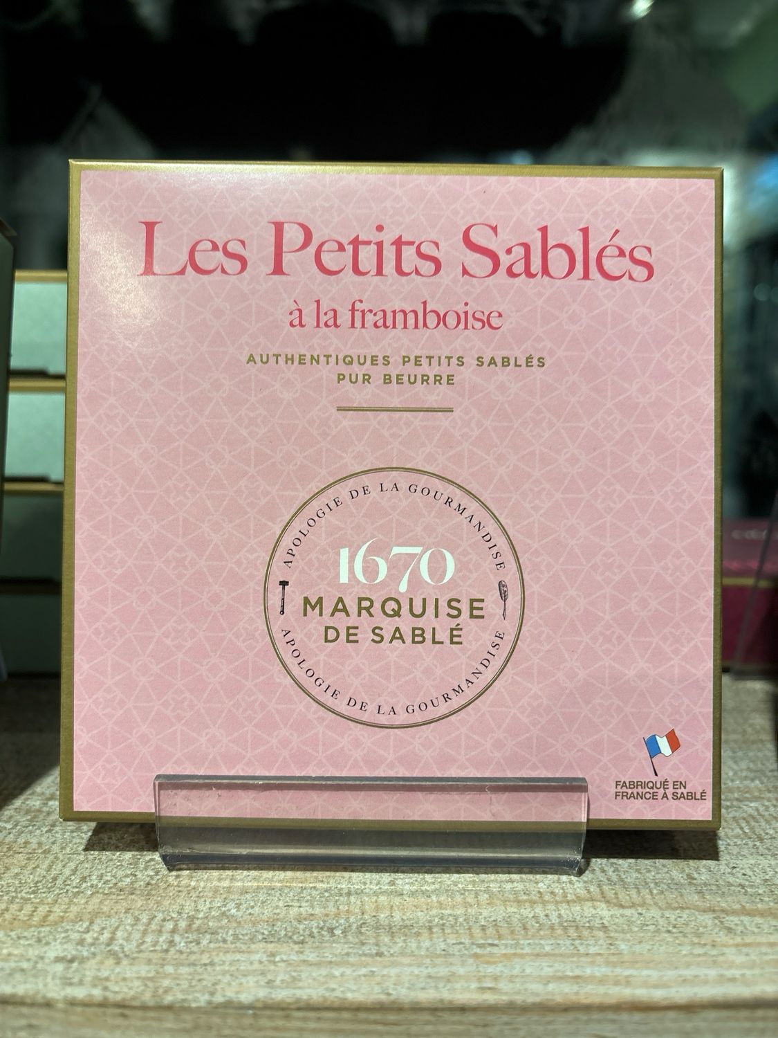 Les petits sablés à la framboise
