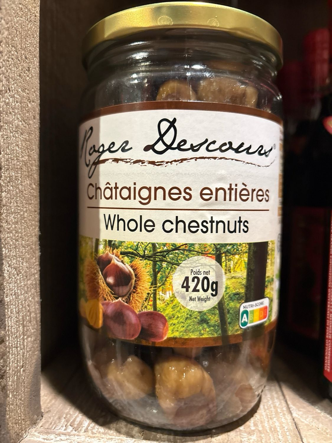 Châtaignes entières