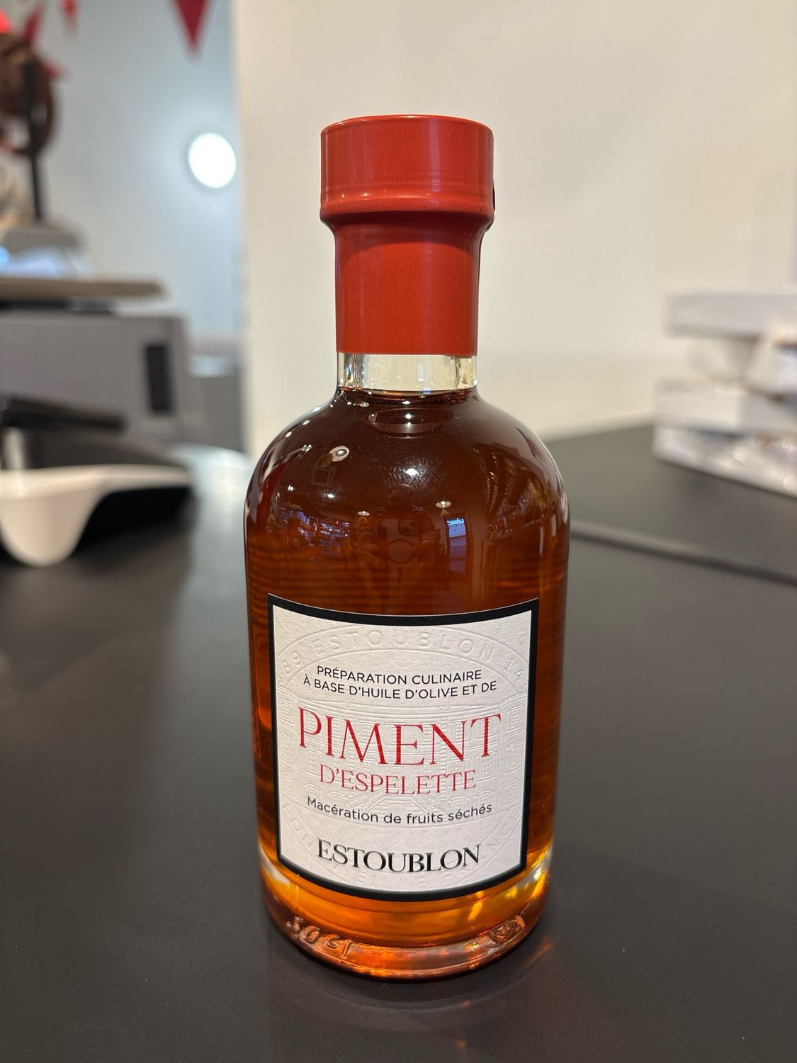 Huile aromatique infusée au Piment d’Espelette