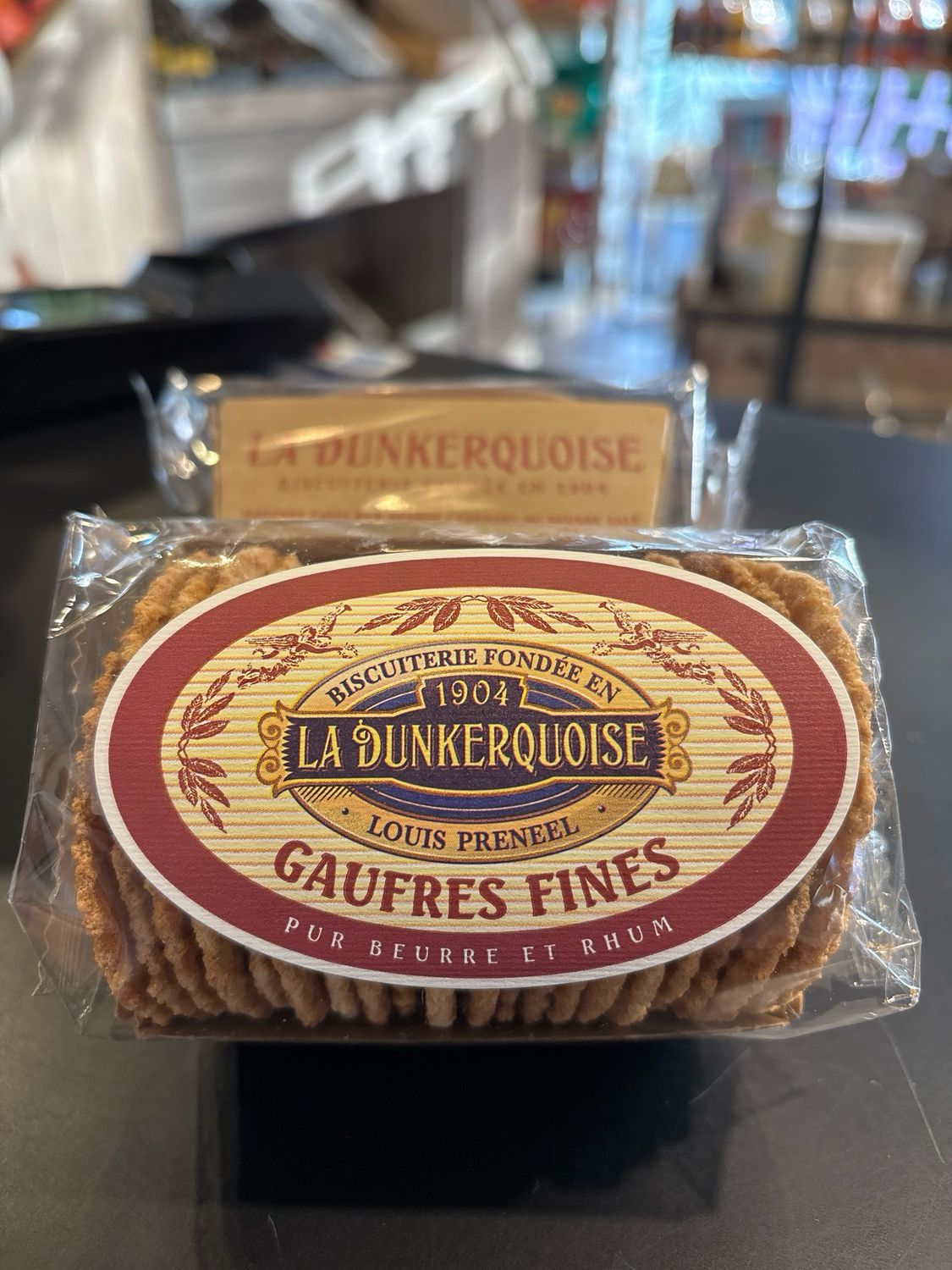 Gaufres fine pur beurre et rhum La Dunkerquoise