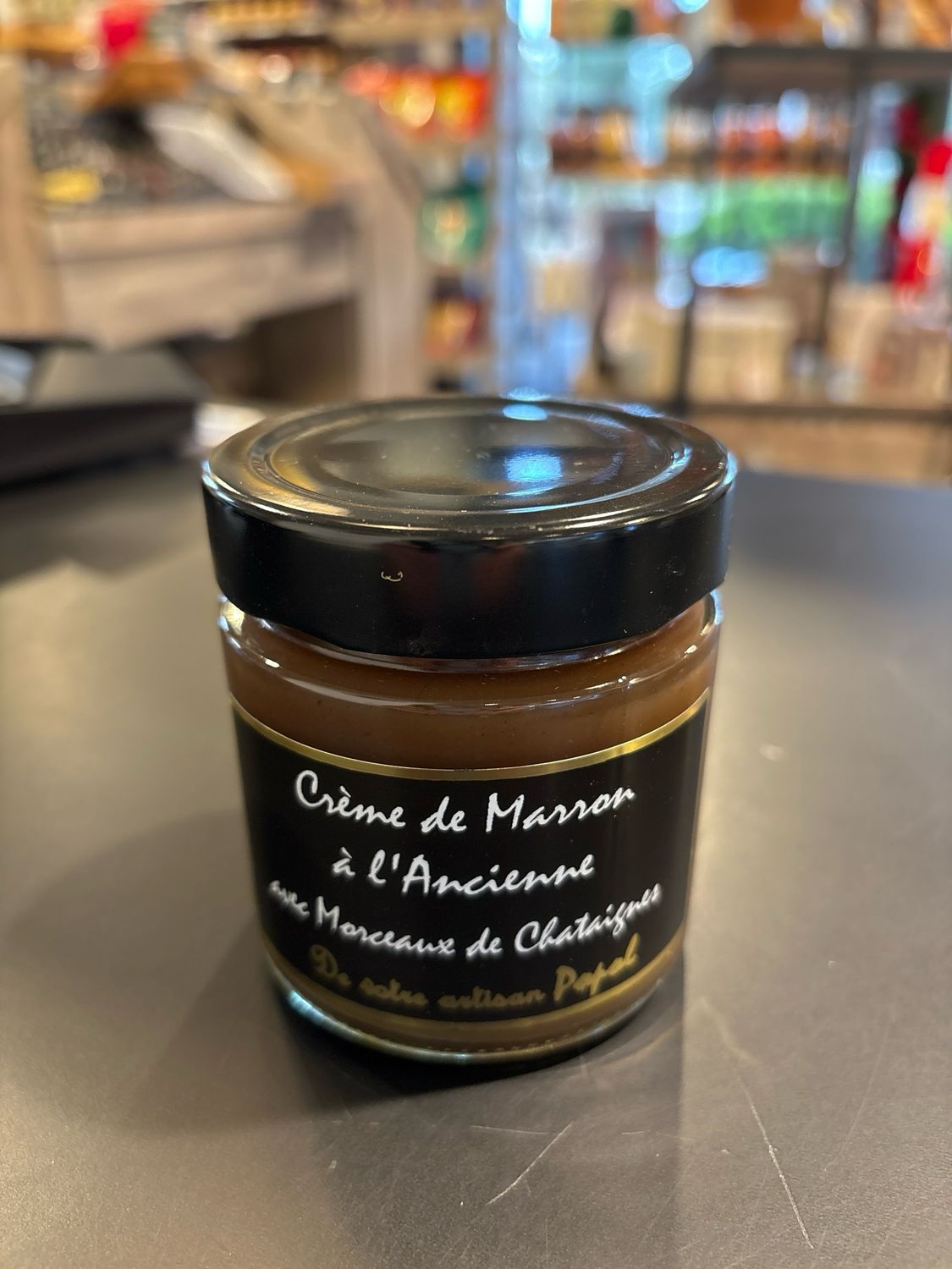 Crème de marron à l’ancienne avec morceaux de châtaignes