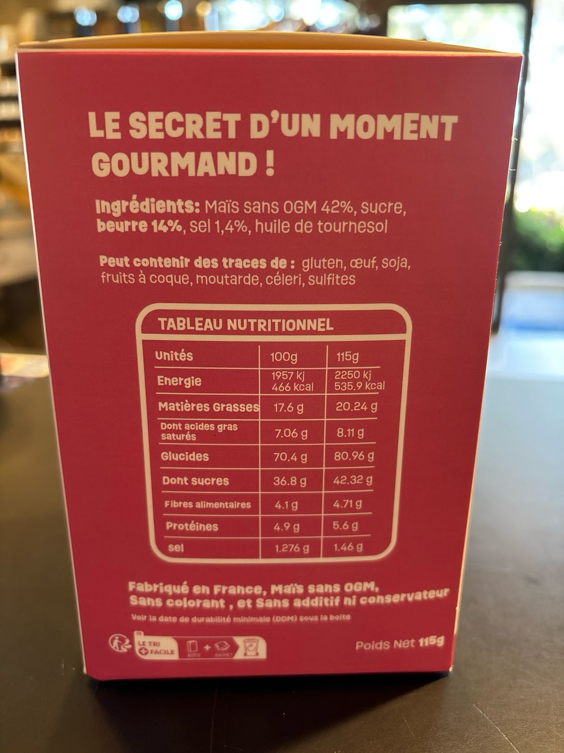 POP-CORN CARAMEL AU BEURRE SALÉ