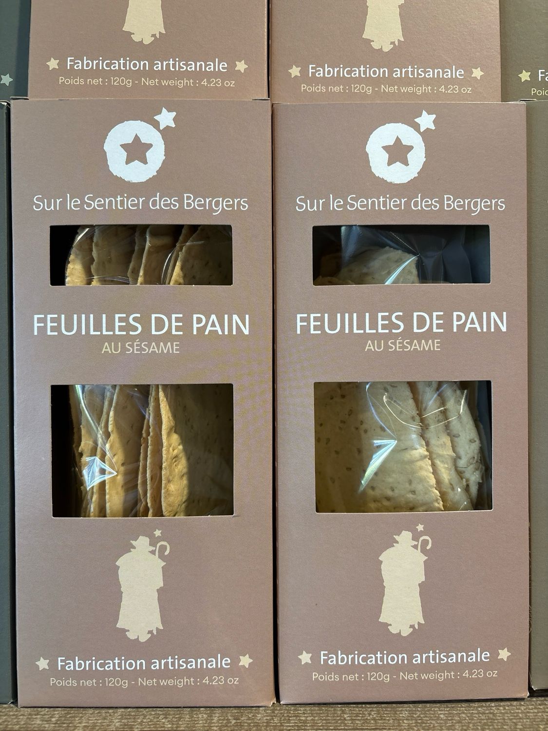 Feuille de pain au sésame