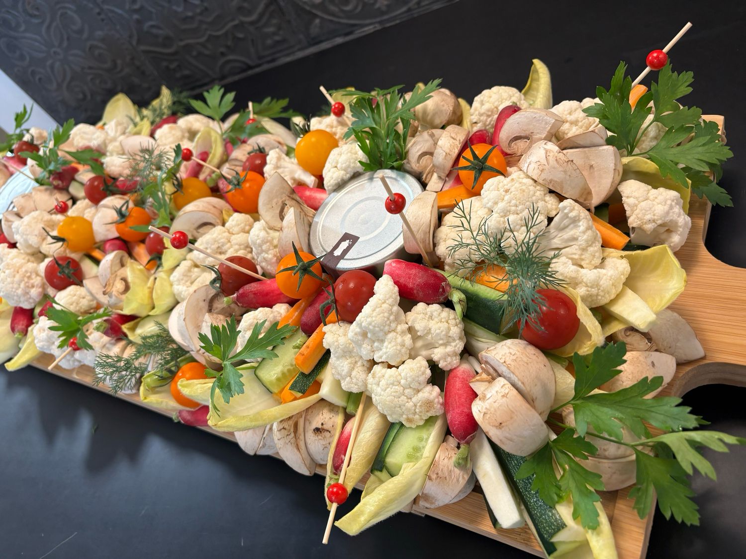 Plateau de légumes frais 