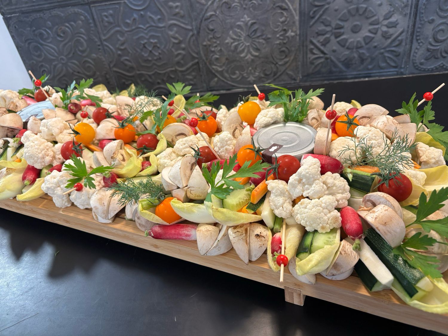 Plateau de légumes frais 