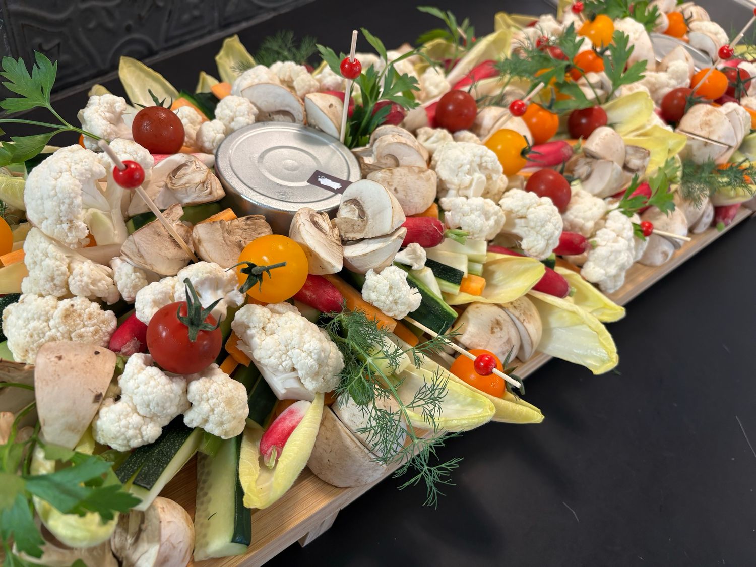 Plateau de légumes frais 