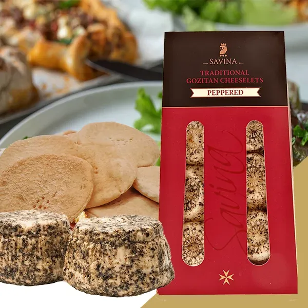 6 pack Peppered Cheeselets