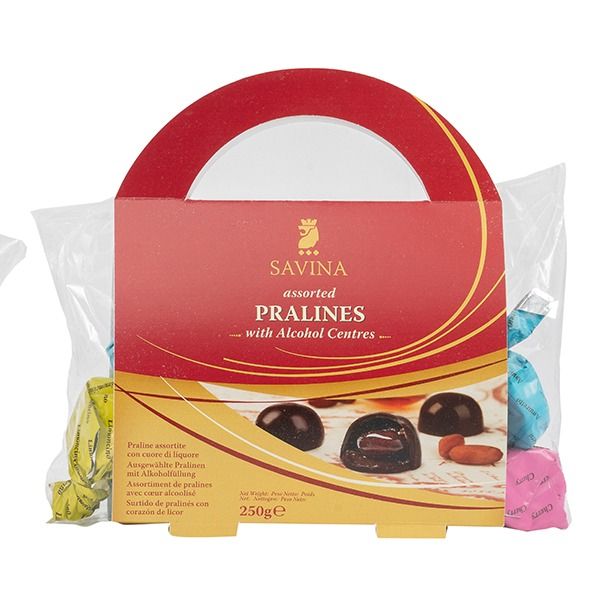 Assorted Pralines with Alcohol Centres