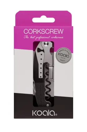 Koala Retro Black Tie Corkscrew