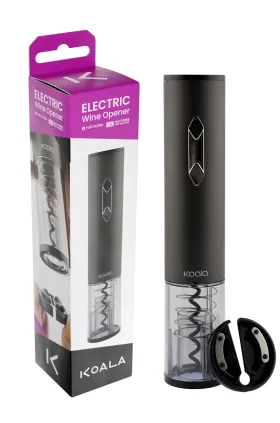 Koala Electric Wine Opener Black