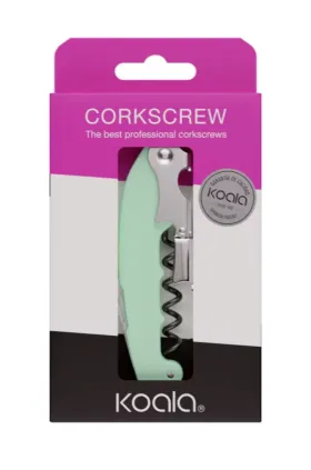Koala Retro Light Blue Corkscrew