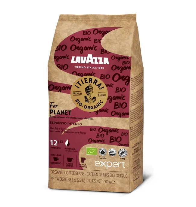 Lavazza Tierra Bio Intenso  Organic Coffee Beans 1 Kg