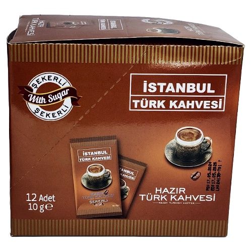 ISTANBUL TURKISH COFFE WITH SUGAR 10G STICK