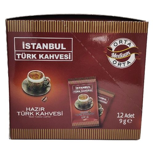 ISTANBUL TURKISH COFFE LOW SUGAR 9G STICK