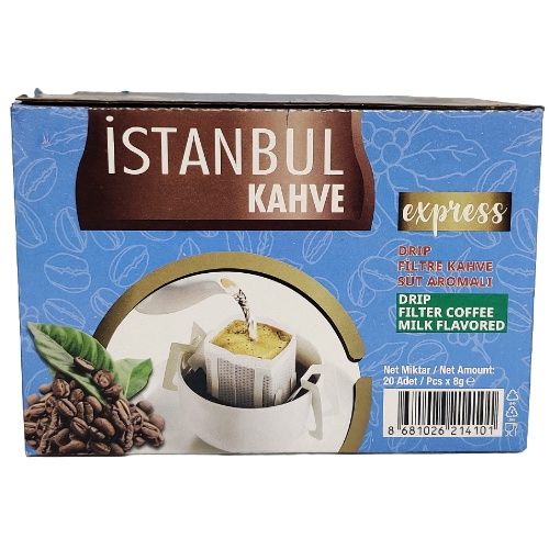 ÏSTANBUL DRÏP FILTER COFFEE  8 g With Milk