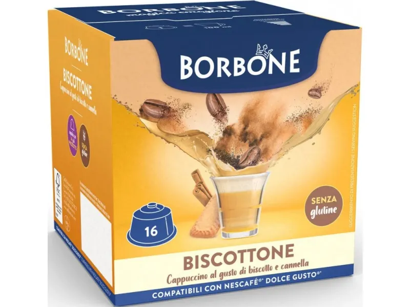 Caffe Borbone Biscottone Dolce Gusto Compatible 16pcs