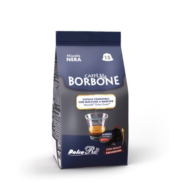 Caffe Borbone Miscela Nera Dolce Gusto Compatible 15pcs