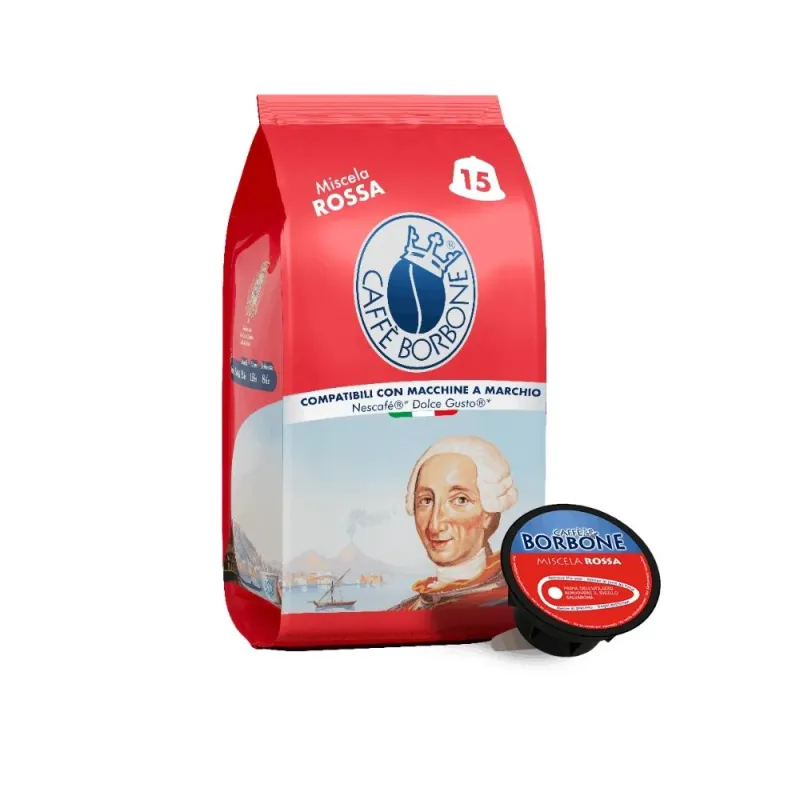 Caffe Borbone Miscela Rossa Dolce Gusto Compatible 15pcs