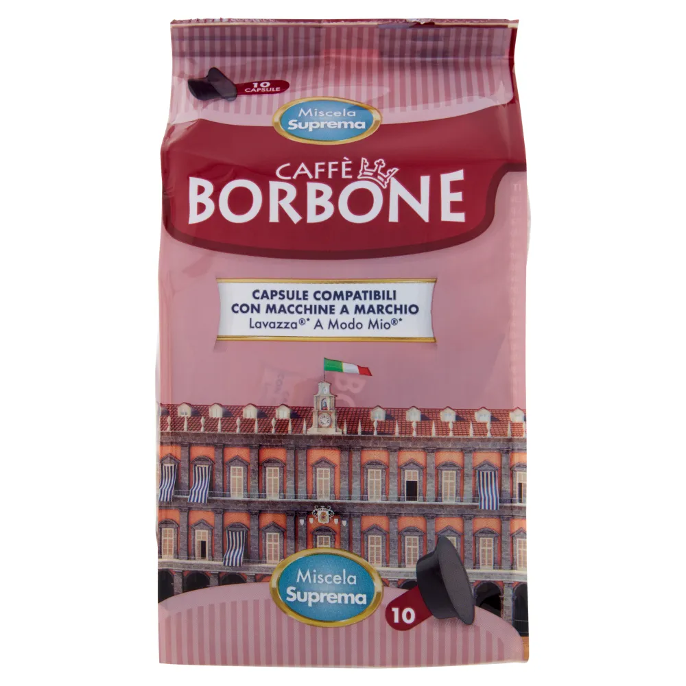 Caffe Borbone Miscela Suprema Compatible Lavazza Modo Mio 10pcs