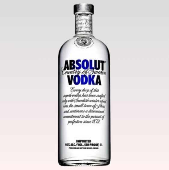 Absolut Vodka Blue 1 Ltr