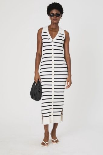 NADINA SLVLSS KNIT DRESS