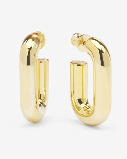 Frankie Chain Huggies, Color: GOLD, Size: O/S