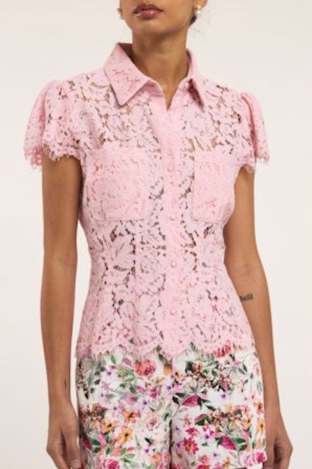 FRANCESCA LACE SHIRT