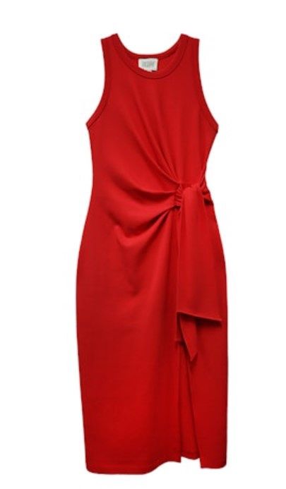 Maddie Side Knot Midi Dress
