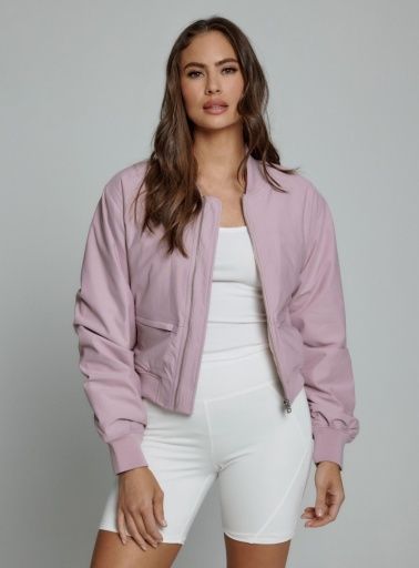 INFINITY BOMBER, Colour: CHALK PINK, Size: SML