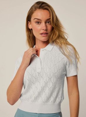 Pointelle Bardot Sweater