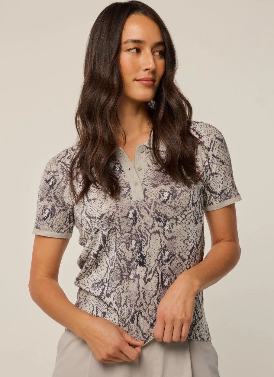 Wolf Scales Short Sleeve Bardot