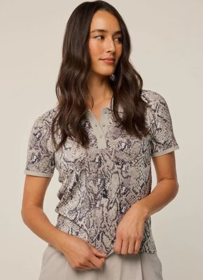 Wolf Scales Short Sleeve Bardot