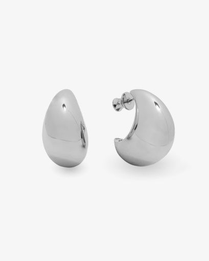 She&#39;s So Smooth Teardrop Hoops