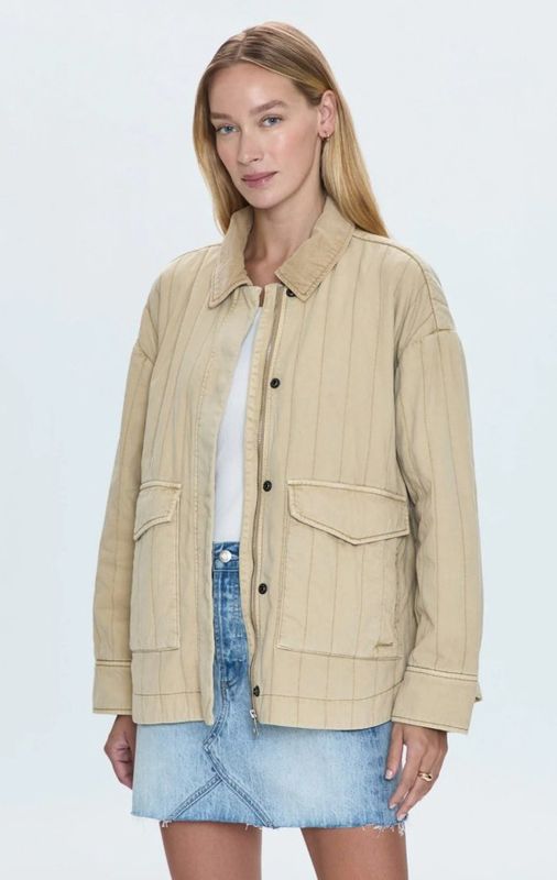 Denim Cecile Quilted Jacket