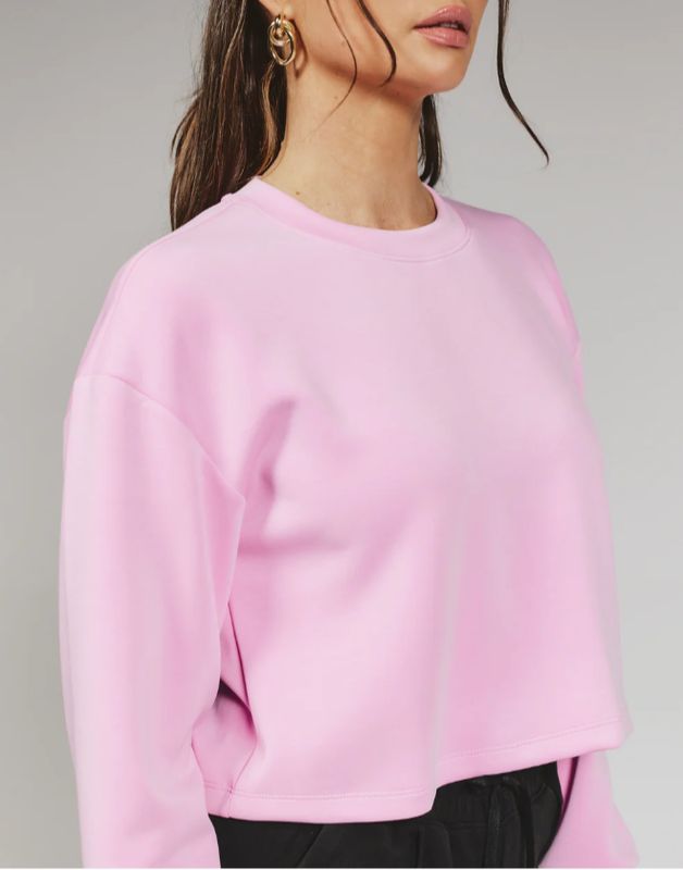 REV CROPPED CREWNECK