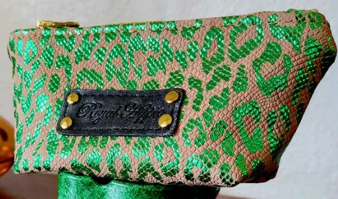 Jade Leopard Mini Pouch