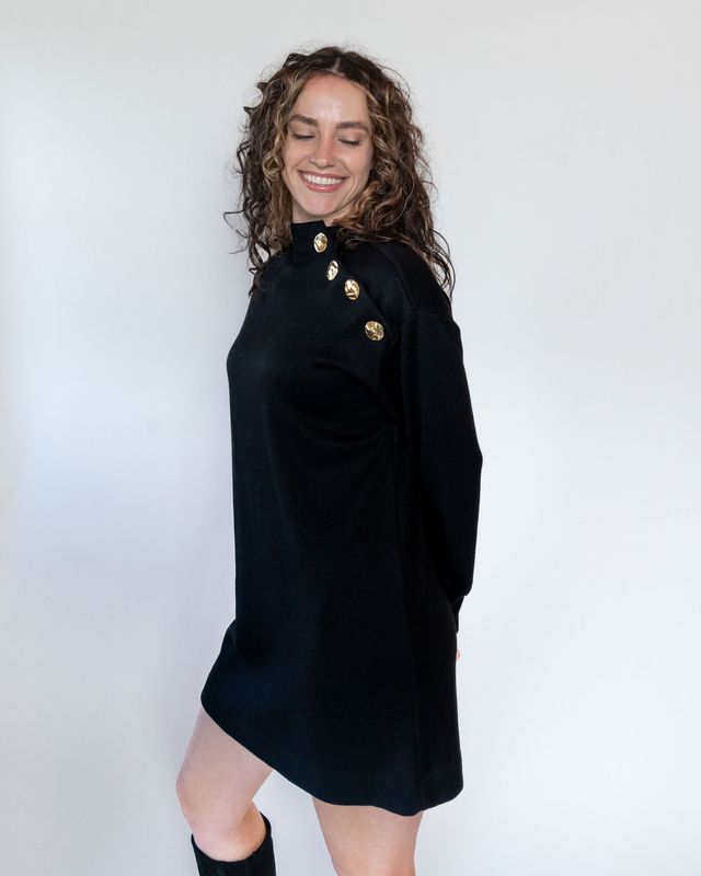 Brenna Mock Neck Dress