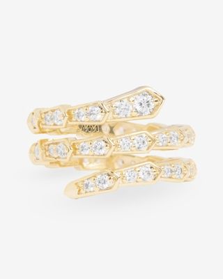 Pavé Serpent Ring