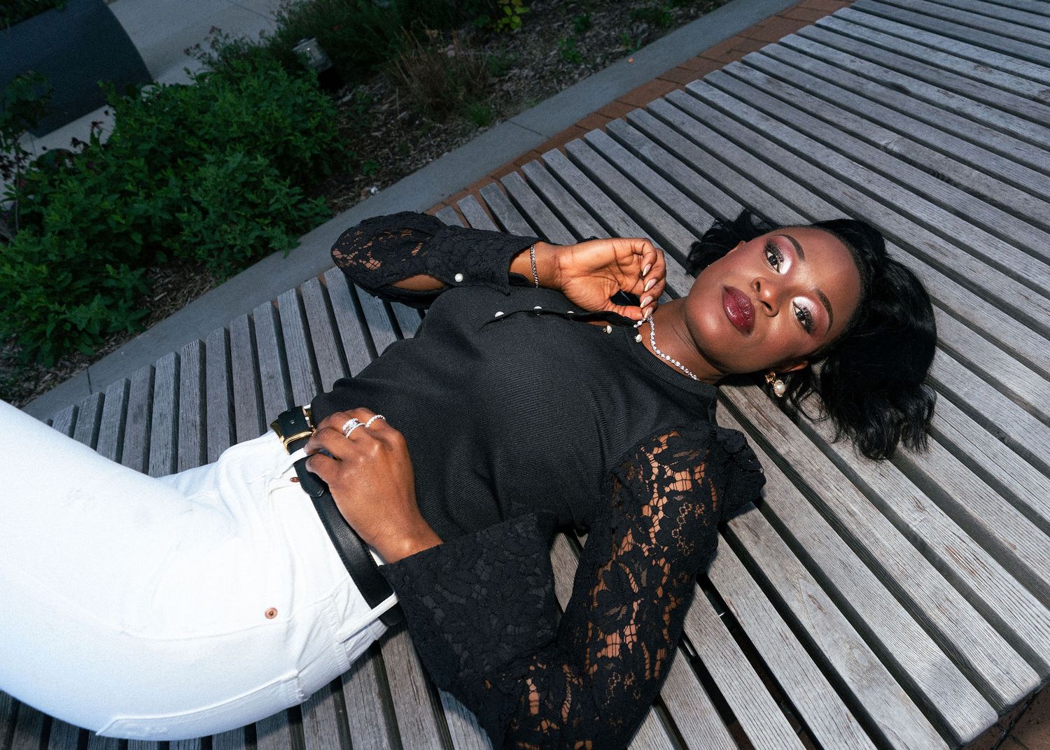 Macoy Lace Combo Top