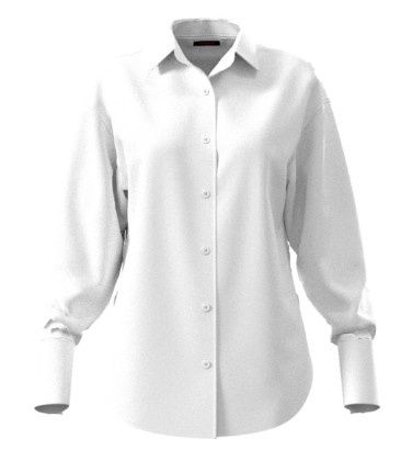 Ashe Button Down, Color: Arctic, Size: XS