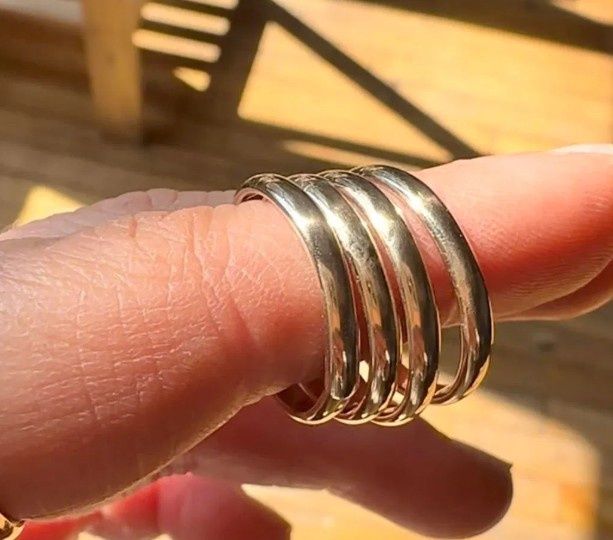 Everyday Smooth Ring- 14kt Gold Fill