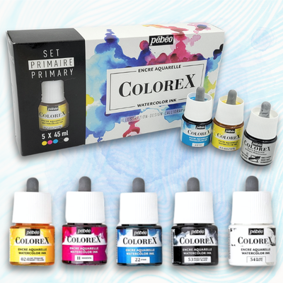 Encres aquarellables Colorex