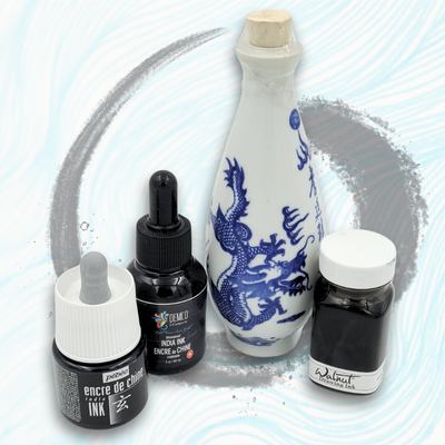 Encres de Chine et Broue de noix