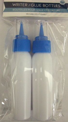 Writer/Glue bottles (2) 59ml (2oz) Craft Medley