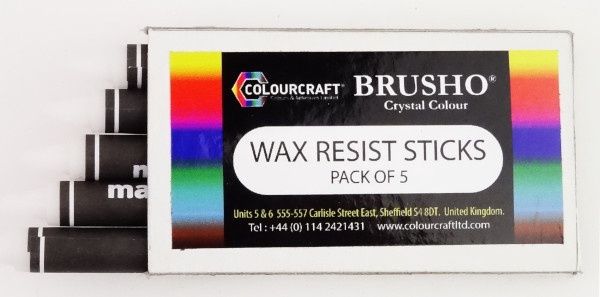 Bâtonnets à la cire pour faire des réserves (ens. de 5) Colourcraft